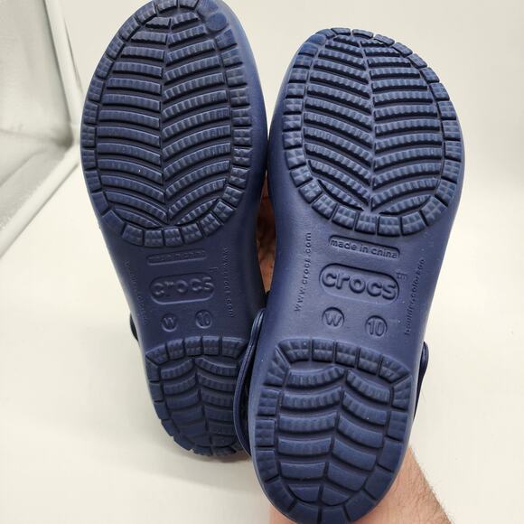 Crocs Sexi Strappy Sandal Navy Green Women’s W10 Lightweight Water Shoe - Picture 7 of 8